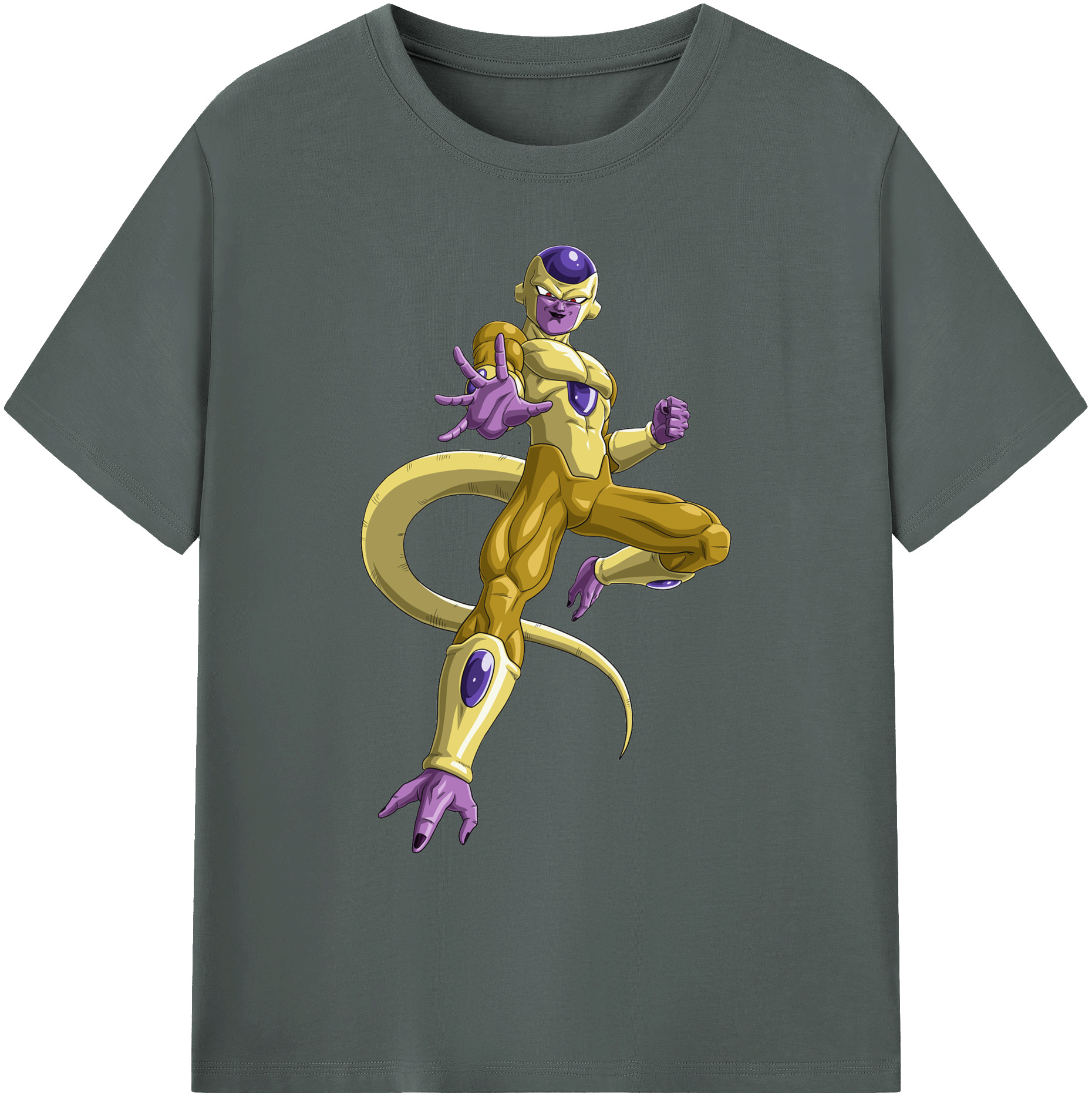 （画像用） ドラゴンボール フリーザ DRAGON BALL Frieza 綿100％ メンズ半袖Tシャツ｜肌触りやわらか＆通気性